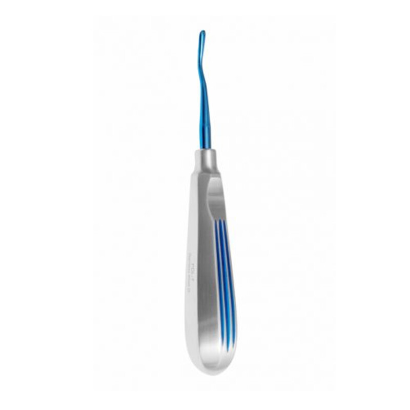 Accu Lux Large-mesial  Elevator #7 With Blue Titanium Coated