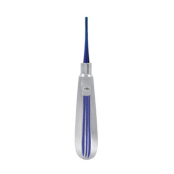 Best Atraumatic Extraction Luxator Periotomes Elevator Handle Blue Titanium #Curved Small  PDL 2 ,1/Pk