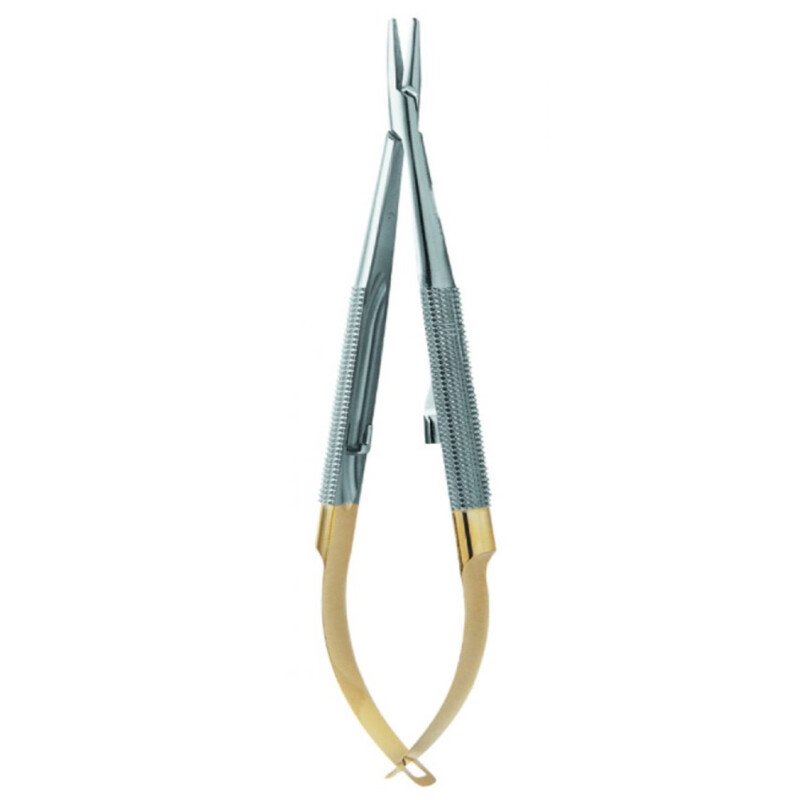 Best #Castroviejo Straight, Spring-grip Needle Holder TC STR 7'', 1/Pk