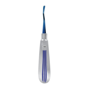 Best Atraumatic Extraction Luxator Periotomes Elevator Handle Blue Titanium #Mesial Large OUT  PDL 7 ,1/Pk