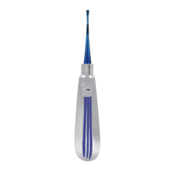 Best Atraumatic Extraction Luxator Periotomes Elevator Handle Blue Titanium #Mesial Medium OUT  PDL 5 ,1/Pk