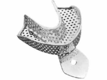 Best Impression Tray Perforated  #L4( Lower Small Stainless Steel) ,1/Pk