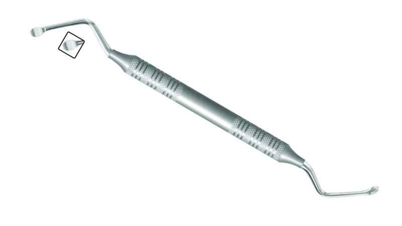 Best Surgical Curettes Spoon with Serrated #LUCAS 86S, 1/Pk