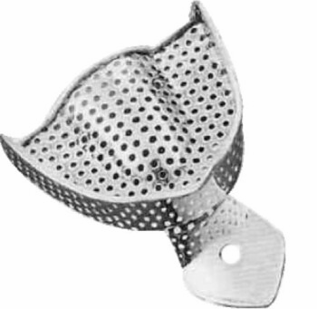 Best Impression Tray Perforated #U1 (Upper Extra Large Stainless Steel) ,1/Pk