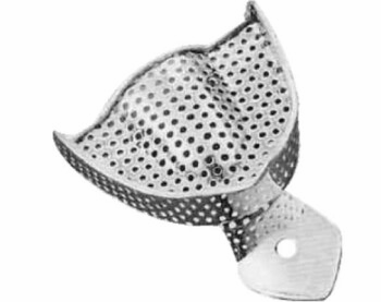 Best Impression Tray Perforated #U2 (Upper Large Stainless Steel) ,1/Pk