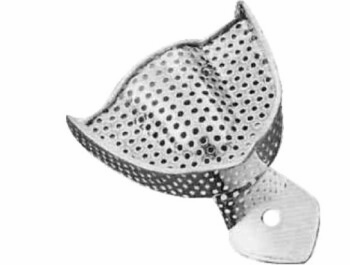 Best Impression Tray Perforated #U3 (Upper Medium Stainless Steel) ,1/Pk