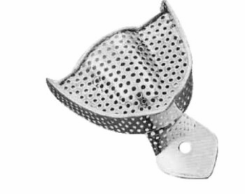 Best Impression Tray Perforated #U4 (Upper Small Stainless Steel) ,1/Pk