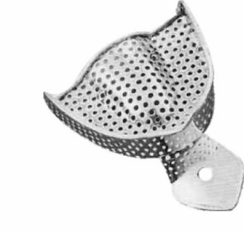 Best Impression Tray Perforated  #U5 (Upper Extra Small Stainless Steel) ,1/Pk