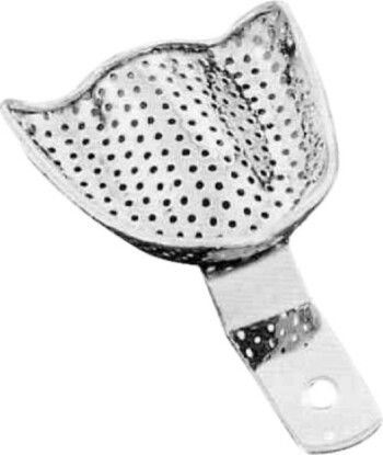 Best Impression Tray Denture Less Perforated Tray #U- XL (Upper Extra Large Stainless Steel) ,1/Pk